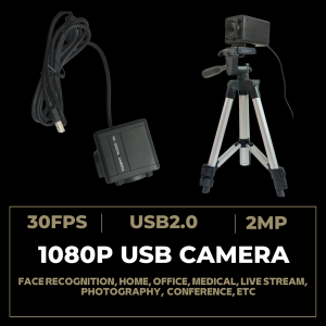 1/2.7″ OV2735 센서가 장착된 2MP 풀 HD 1080P H264 USB 카메라, 다양한 비전 애플리케이션을 위한 30FPS UVC USB2.0 고속 고화질 웹캠